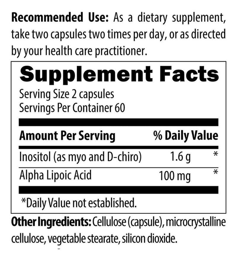 Sensitol (Myo-Inositol, D-Chiro-Inositol)