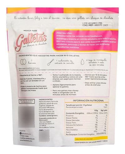 Harina para Galletas con Chispas de Chocolate