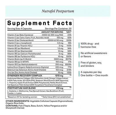 Nutrafol Suplemento Posparto