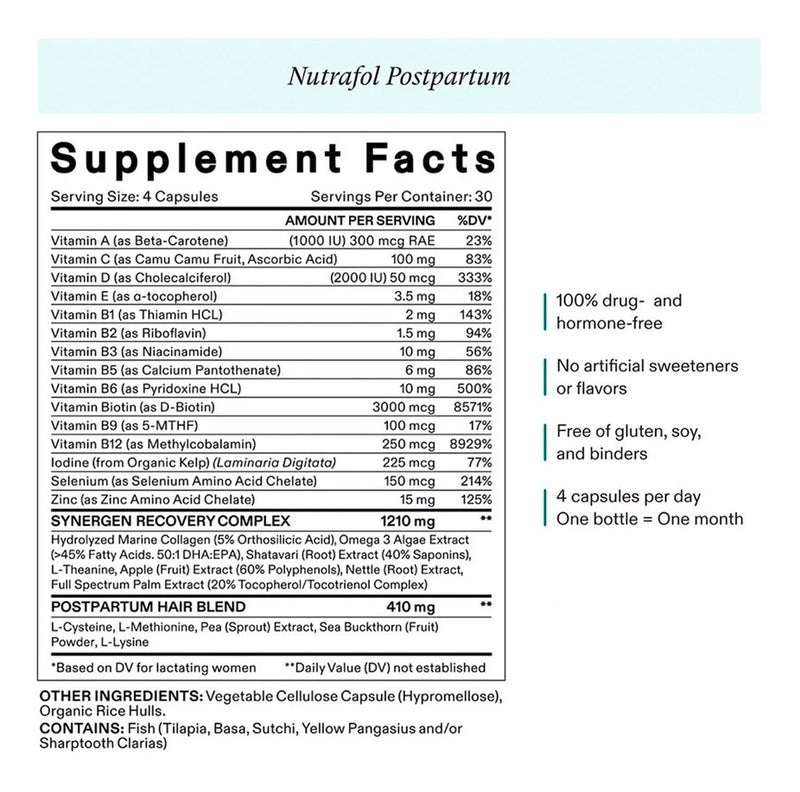 Nutrafol Suplemento Posparto